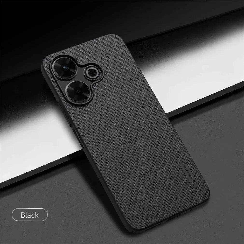 For Xiaomi Redmi 13 4G/ Poco M6 4G Case NILLKIN Super Frosted Shield Case Hard PC Ultra-Thin Back Cover For Redmi Note 13R 5G