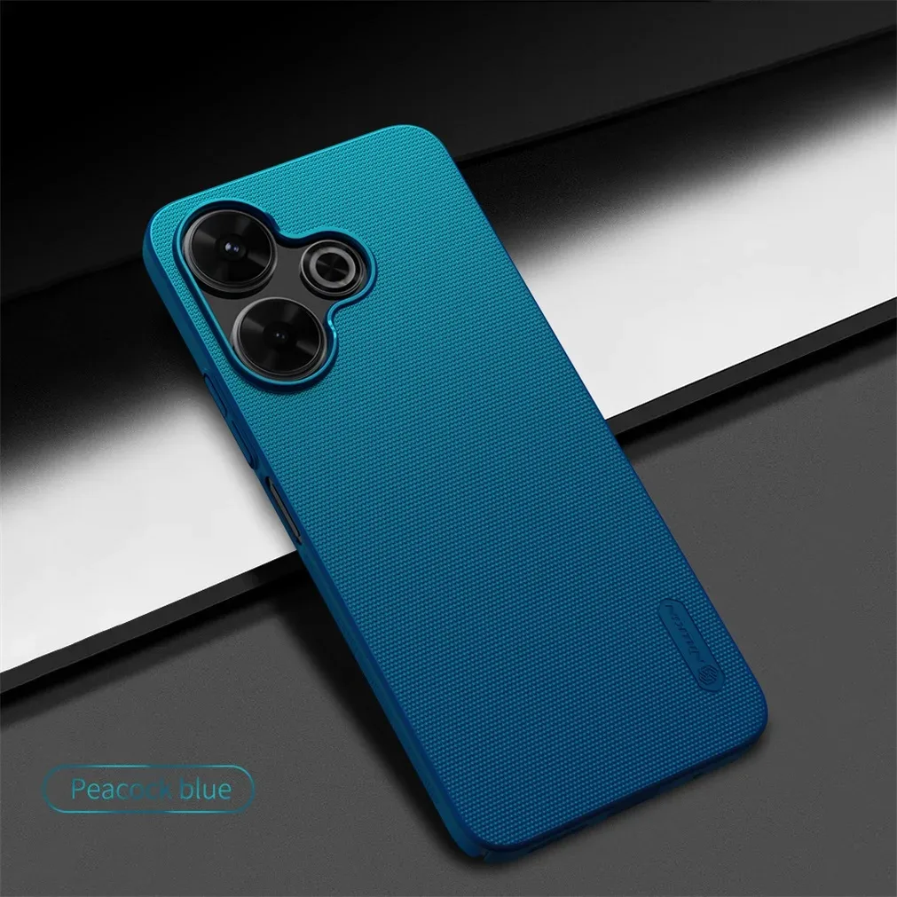For Xiaomi Redmi 13 4G/ Poco M6 4G Case NILLKIN Super Frosted Shield Case Hard PC Ultra-Thin Back Cover For Redmi Note 13R 5G