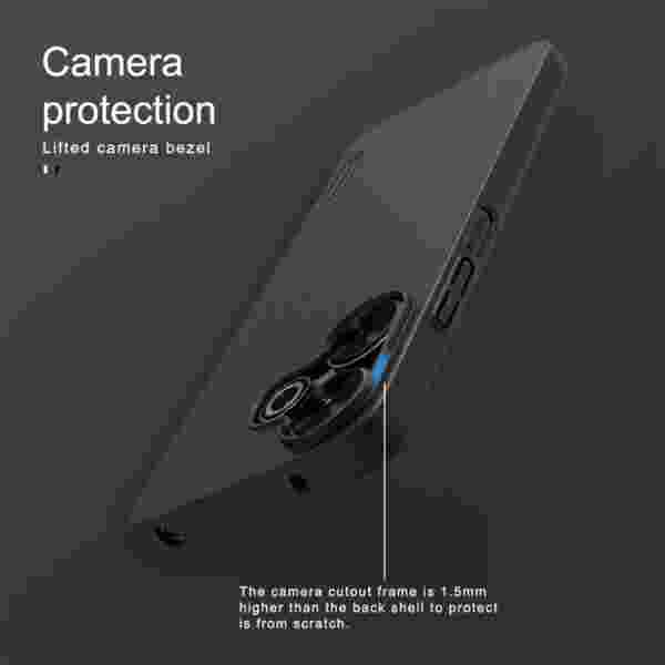 Чехол Nillkin Super Frosted Shield для Xiaomi Poco M6 4G, Redmi 13 4G, Redmi Note 13R 5G — изображение 5