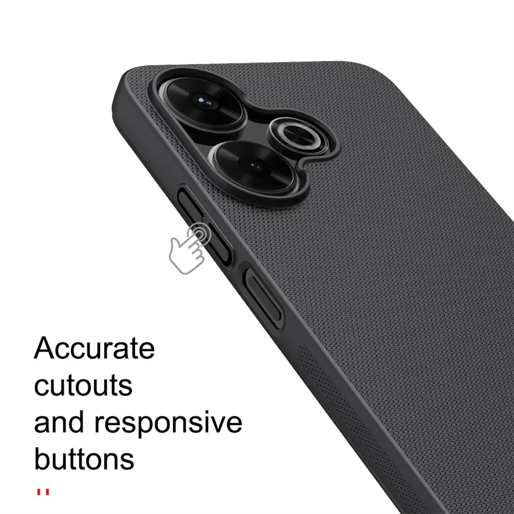 For Xiaomi Redmi 13 4G/ Poco M6 4G Case NILLKIN Super Frosted Shield Case Hard PC Ultra-Thin Back Cover For Redmi Note 13R 5G