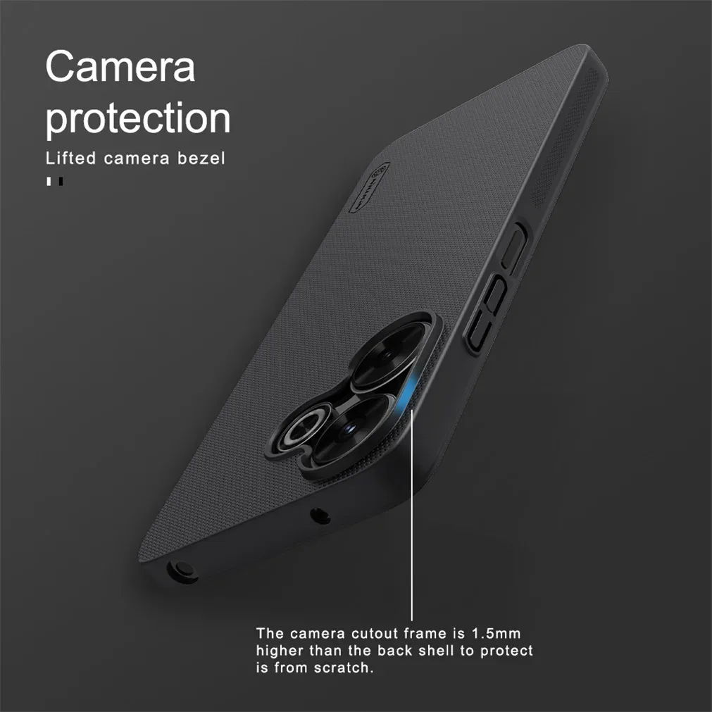 For Xiaomi Redmi 13 4G/ Poco M6 4G Case NILLKIN Super Frosted Shield Case Hard PC Ultra-Thin Back Cover For Redmi Note 13R 5G