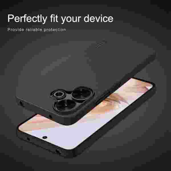 Чехол Nillkin Super Frosted Shield для Xiaomi Poco M6 4G, Redmi 13 4G, Redmi Note 13R 5G — изображение 4