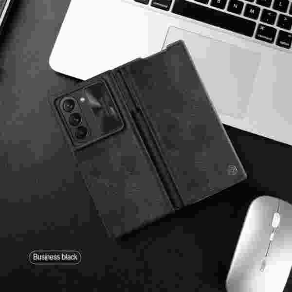 Чехол-книжка Nillkin Qin Pro для Samsung Galaxy Z Fold 6 5G с отделением для стилуса — изображение 5