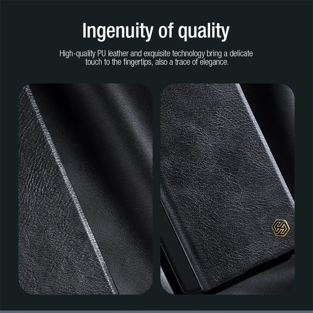 For Samsung Galaxy Z Fold 6 5G Flip Case Nillkin QIN Pro Leather Cover Slide Camera Book Cover For Samsung Z Fold6 With Pen Slot