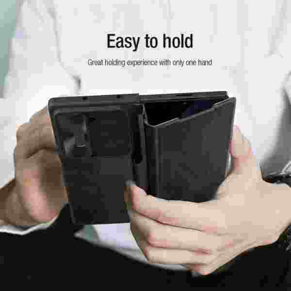 Чехол-книжка Nillkin Qin Pro для Samsung Galaxy Z Fold 6 5G с отделением для стилуса — изображение 3