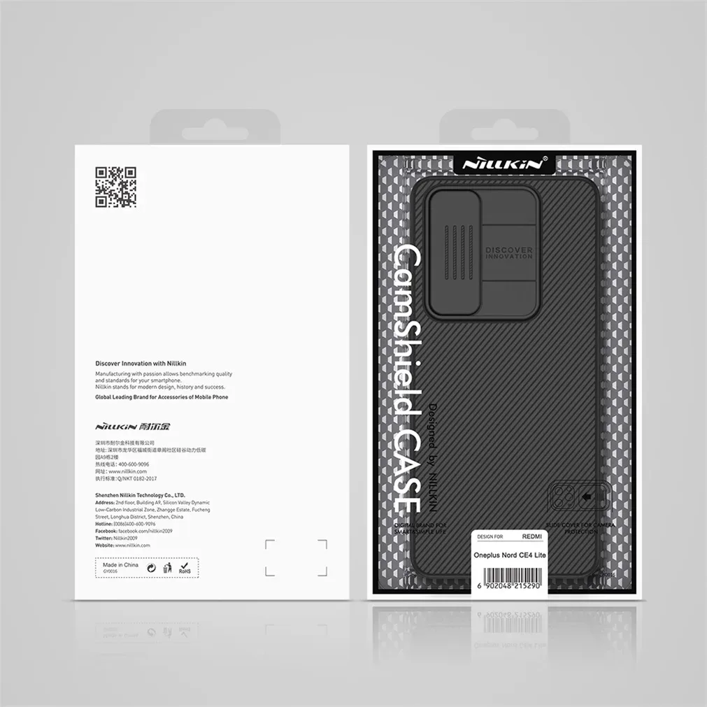 For OnePlus Nord CE4 Lite Case NILLKIN CamShield Slide Camera Cover Privacy Protection Back Cover For One Plus Nord CE4 Lite