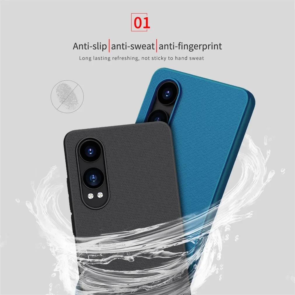 For OnePlus Nord CE4 Lite / OPPO K12x Case NILLKIN Frosted Shield Case Hard PC Ultra-Thin Back Cover For One Plus Nord CE 4 Lite