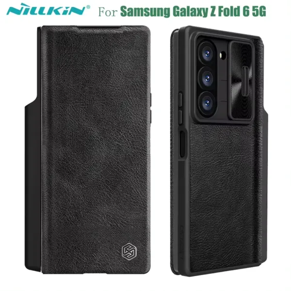 Чехол-книжка Nillkin Qin Pro для Samsung Galaxy Z Fold 6 5G с отделением для стилуса