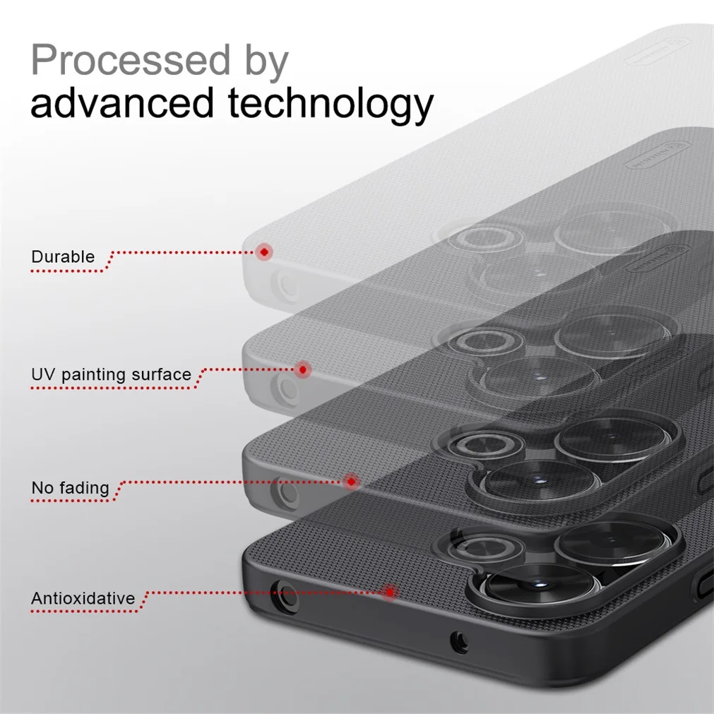 Чехол Nillkin Super Frosted Shield для Xiaomi Poco M6 4G, Redmi 13 4G, Redmi Note 13R 5G