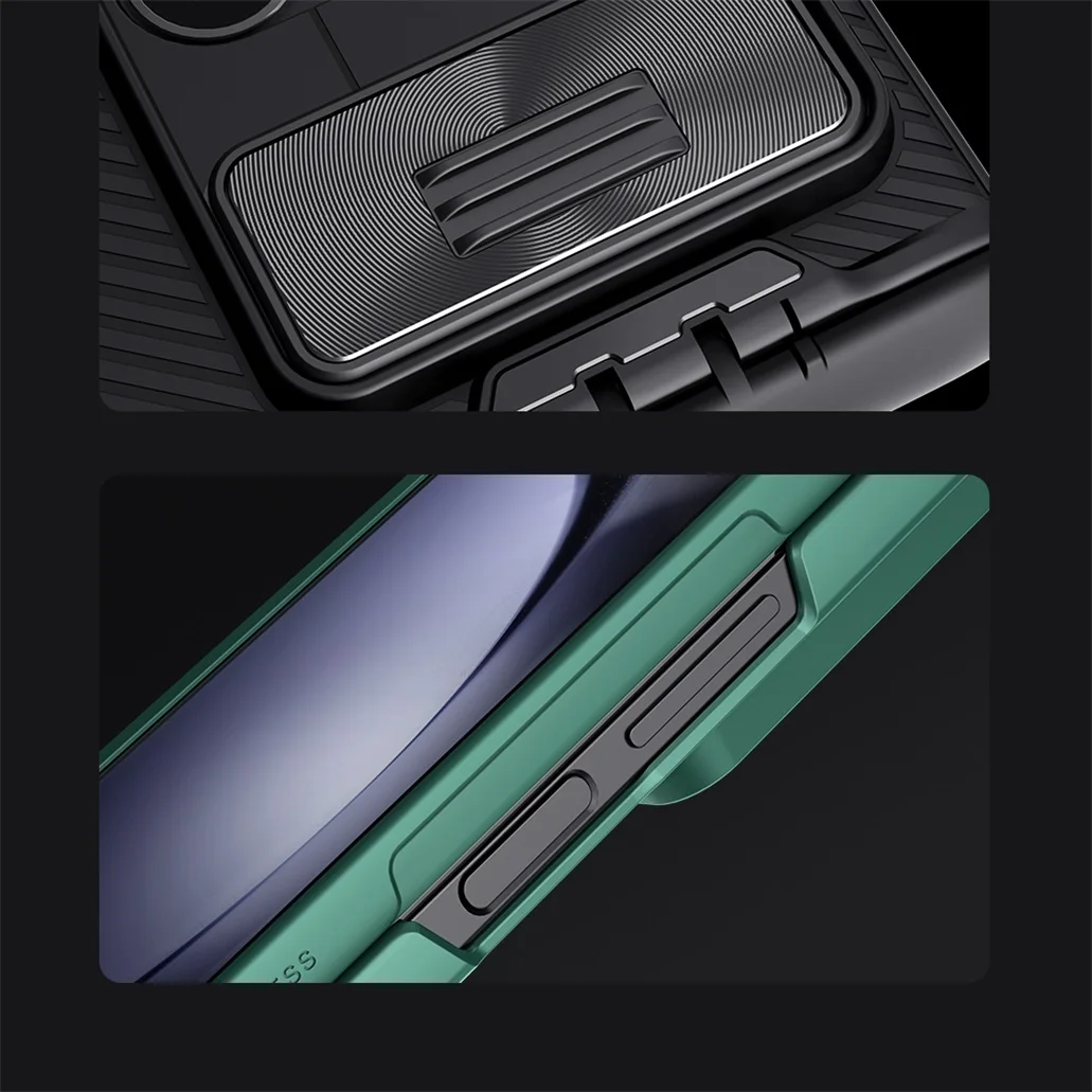 Чехол Nillkin CamShield Fold для Samsung Galaxy Z Fold 6 5G с выдвижной крышкой камеры и скрытой подставкой