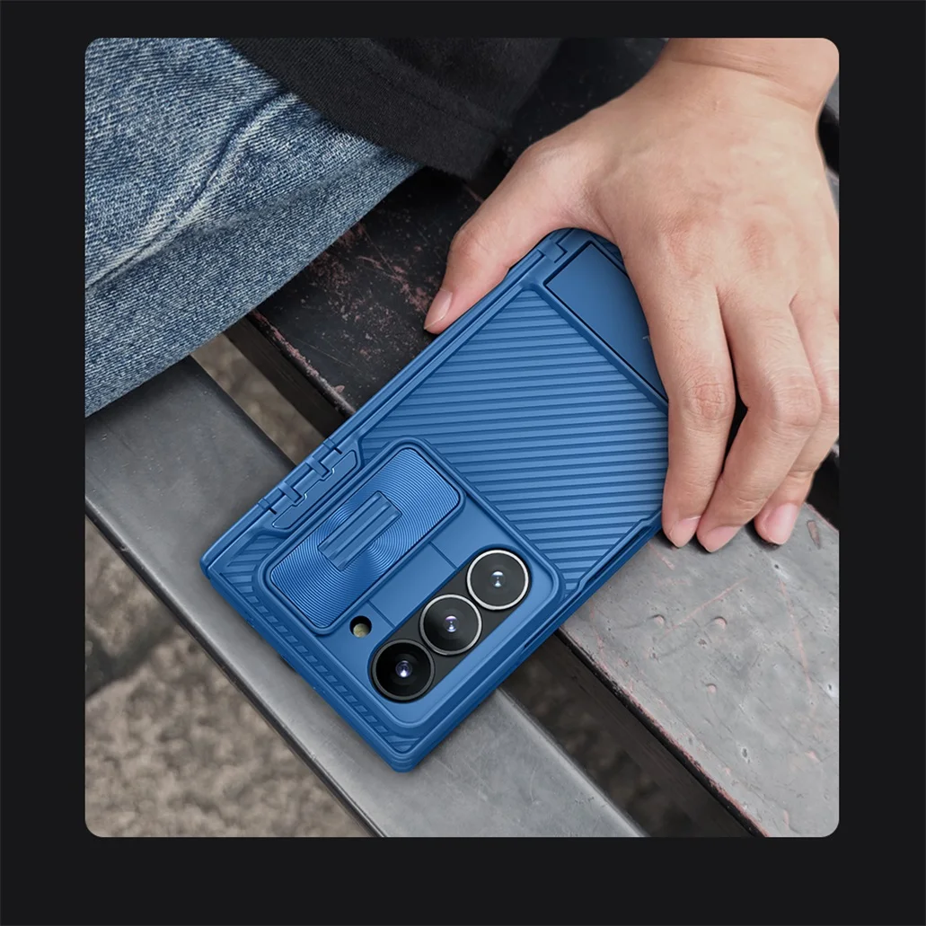 Чехол Nillkin CamShield Fold для Samsung Galaxy Z Fold 6 5G с выдвижной крышкой камеры и скрытой подставкой