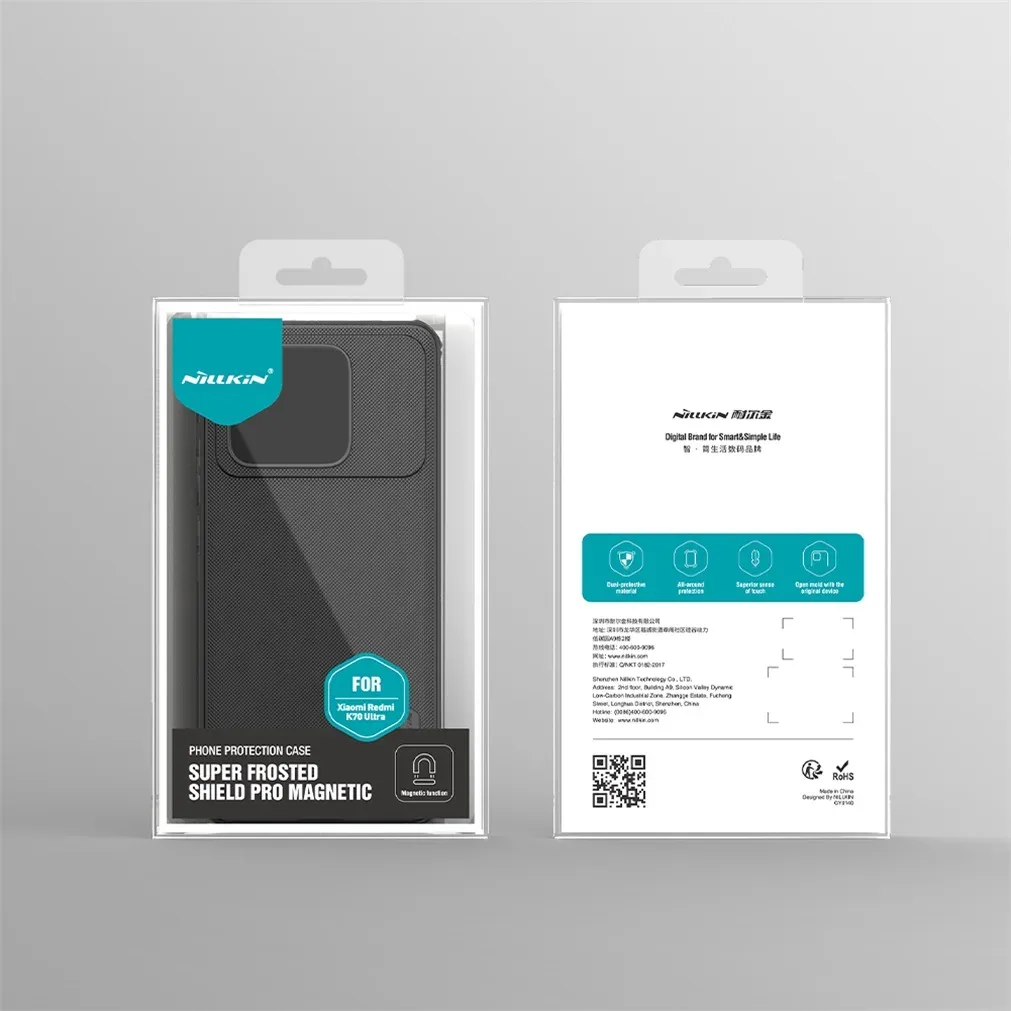 For Xiaomi Redmi K70 Ultra MagSafe Case Nillkin Frosted Shield Pro Shockproof Magnetic Case For Xiaomi Redmi K70Ultra Back Cover