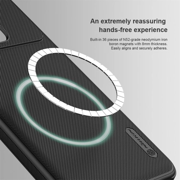 Чехол Nillkin Super Frosted Shield Pro Magnetic для Xiaomi Redmi K70 Ultra (MagSafe) — изображение 3