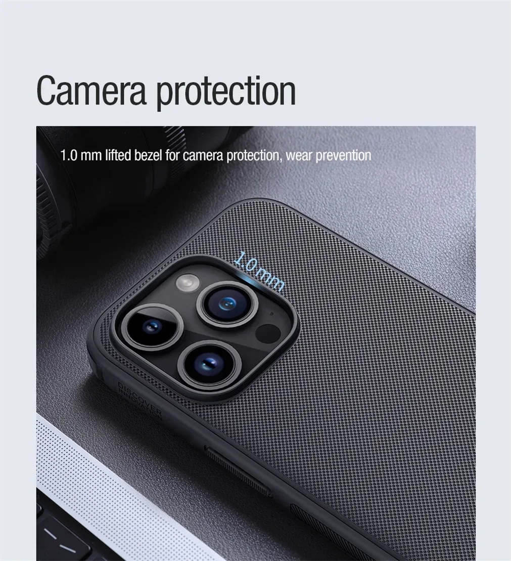 For iPhone 16 Pro /Pro Max MagSafe Case Nillkin Frosted Shield Pro Magnetic Case Soft TPU Frame PC Cover For iPhone 16 / 16 Plus