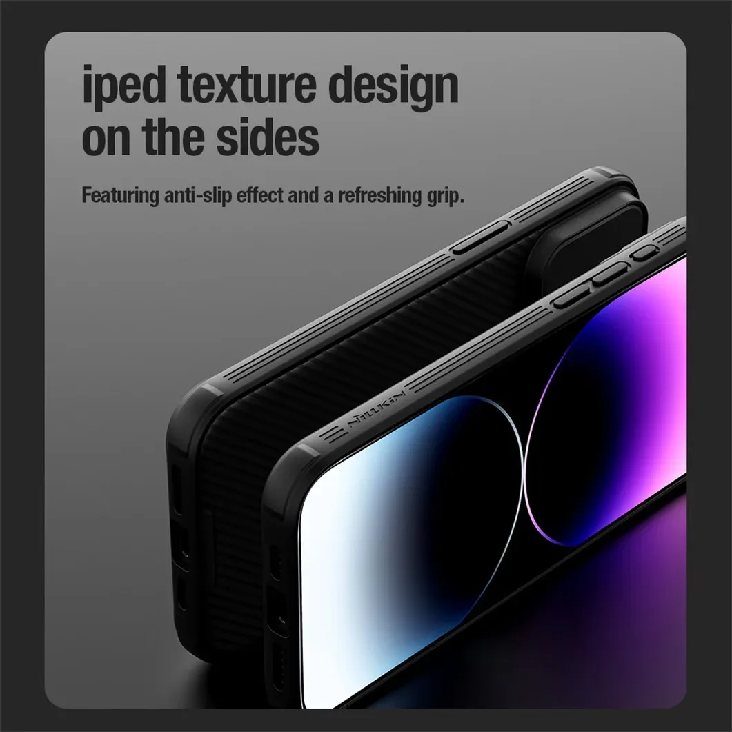 For iPhone 16 Pro /Pro Max MagSafe Case NILLKIN CamShield Pro Magnetic Cover For iPhone 16 / 16 Plus With Shutter For Camera