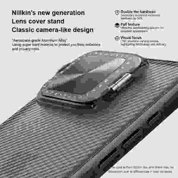 Чехол Nillkin Camshield Prop для iPhone 16 Pro, iPhone 16 Pro Max (Прозрачный) — изображение 3