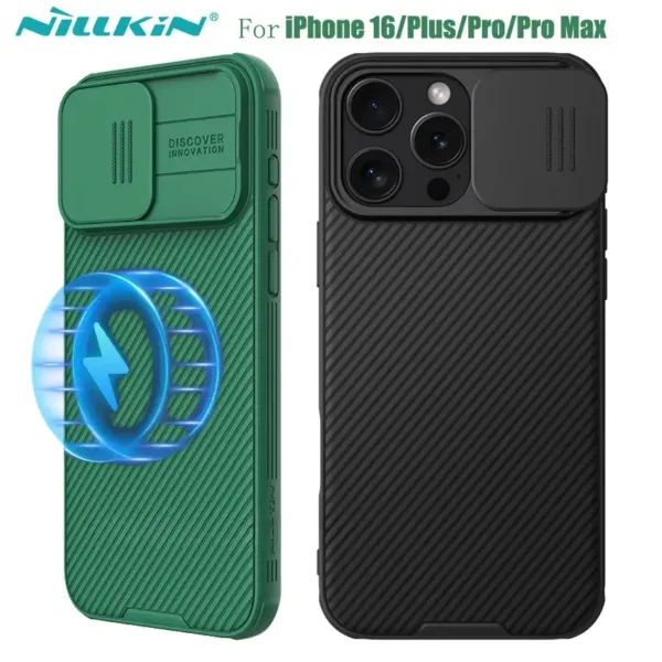 Чехол Nillkin Camshield Pro Magnetic для iPhone 16, iPhone 16 Plus, iPhone 16 Pro, iPhone 16 Pro Max (MagSafe)