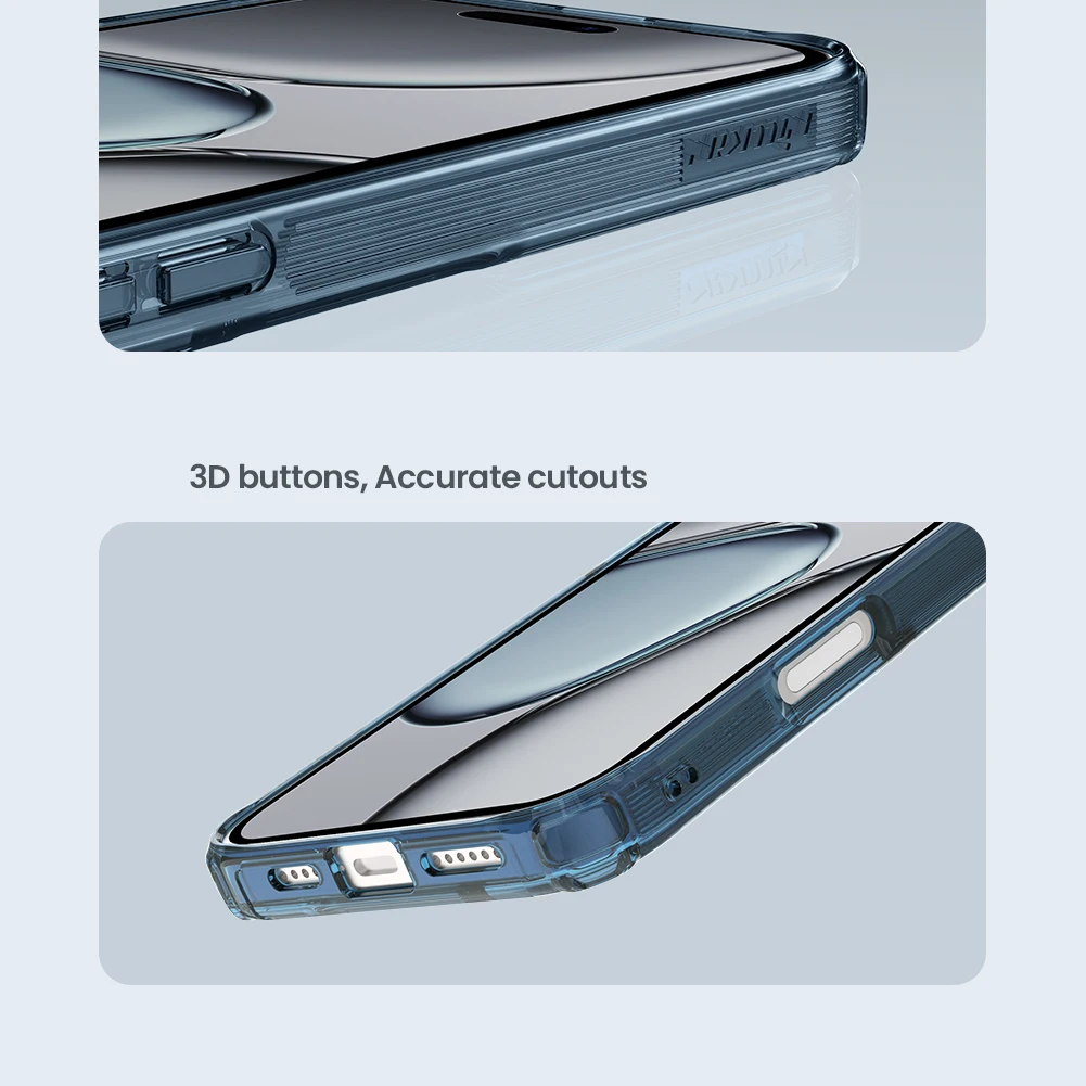 Чехол Nillkin Nature TPU Pro Silicone для iPhone 16, iPhone 16 Plus, iPhone 16 Pro, iPhone 16 Pro Max