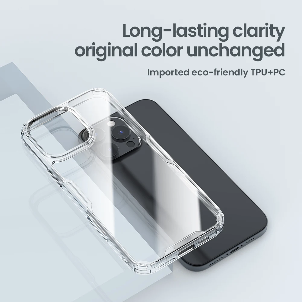 Чехол Nillkin Nature TPU Pro Silicone для iPhone 16, iPhone 16 Plus, iPhone 16 Pro, iPhone 16 Pro Max