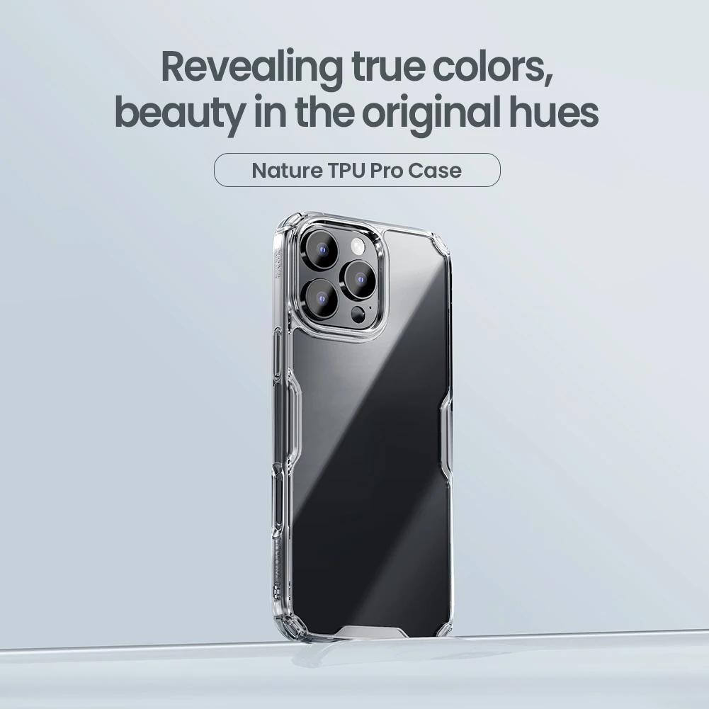 Чехол Nillkin Nature TPU Pro Silicone для iPhone 16, iPhone 16 Plus, iPhone 16 Pro, iPhone 16 Pro Max