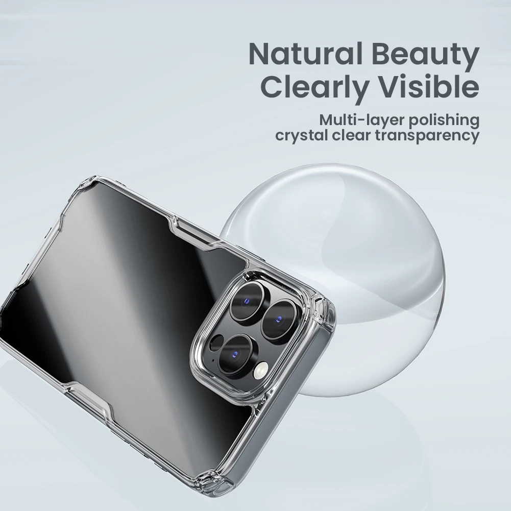 Чехол Nillkin Nature TPU Pro Silicone для iPhone 16, iPhone 16 Plus, iPhone 16 Pro, iPhone 16 Pro Max