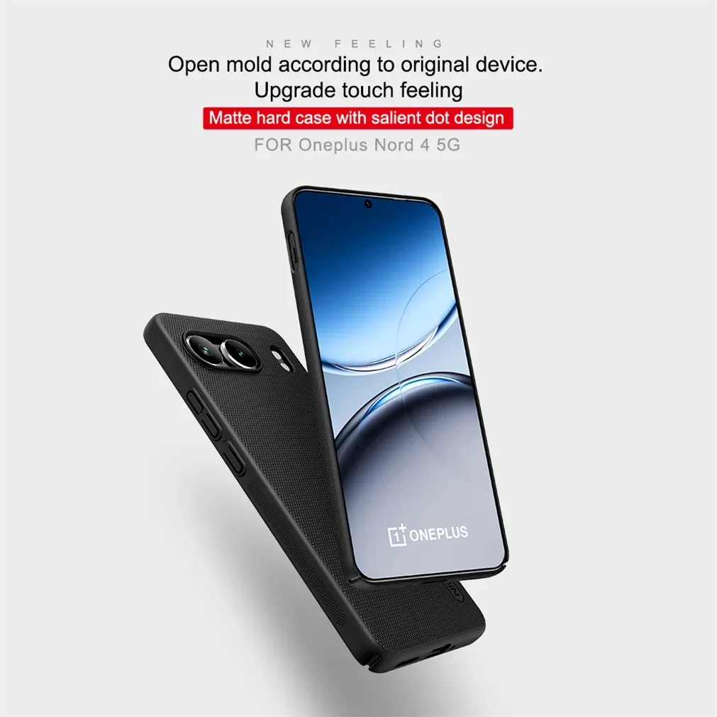 For OnePlus Nord 4 5G Case NILLKIN Super Frosted Shield Case Hard PC Light Ultra-Thin Shell Back Cover For One Plus Nord 4 5G