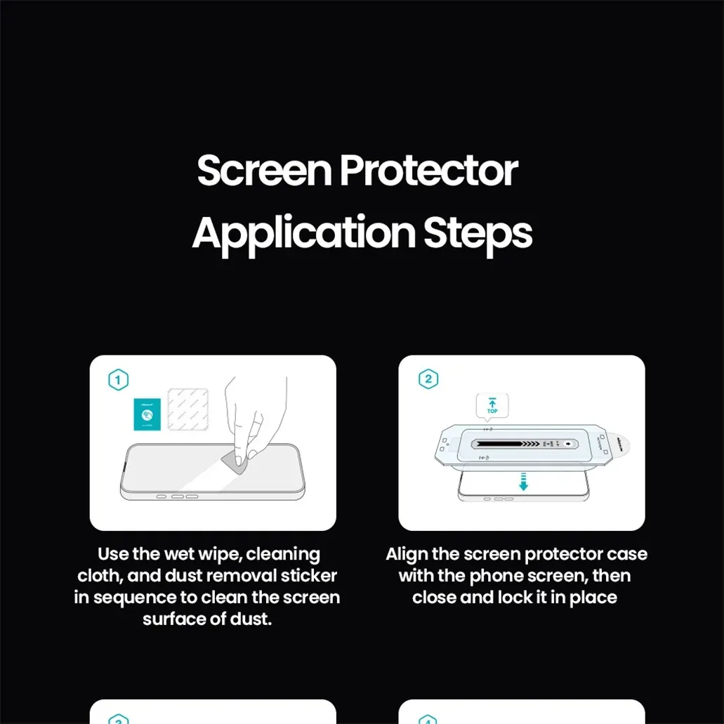 Nillkin For iPhone 16 Pro /Pro Max Tempered Glass CP+PRO Fully Screen Protector For iPhone 16 / 16 Plus With Installation Tool