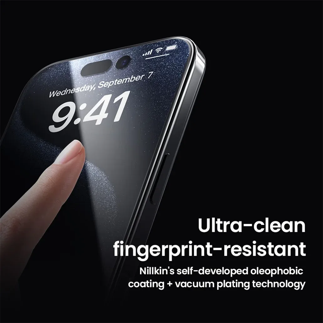 Nillkin For iPhone 16 Pro /Pro Max Tempered Glass CP+PRO Fully Screen Protector For iPhone 16 / 16 Plus With Installation Tool