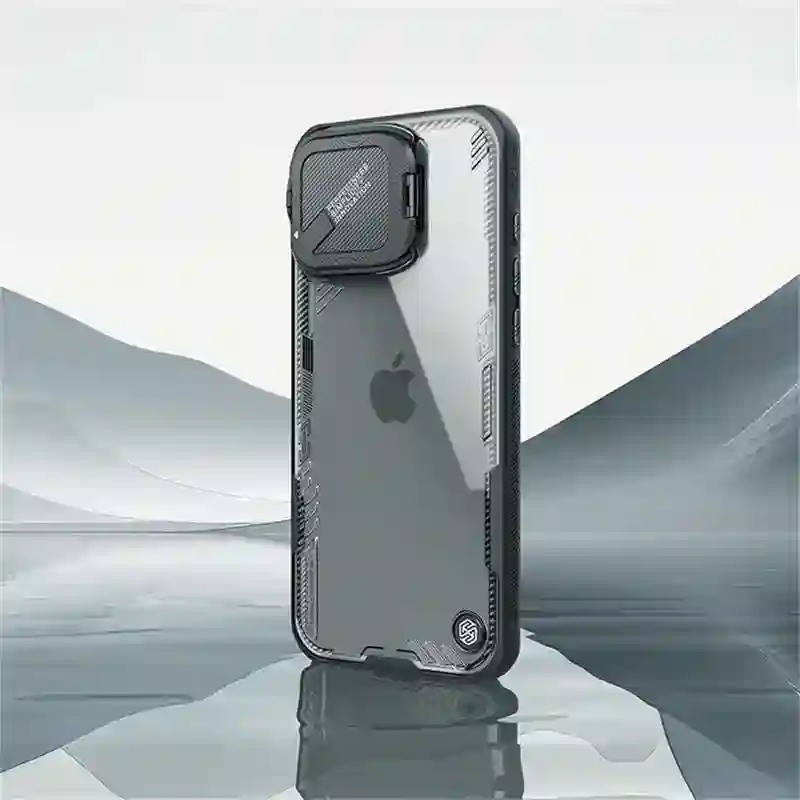 For iPhone 16 Pro Max Case NILLKIN Iceblade Prop Transparent Eco-friendly Materials Phone Holder Camera Cover For iPhone16 Pro