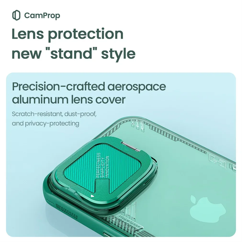 For iPhone 16 Pro Max Case NILLKIN Iceblade Prop Transparent Eco-friendly Materials Phone Holder Camera Cover For iPhone16 Pro