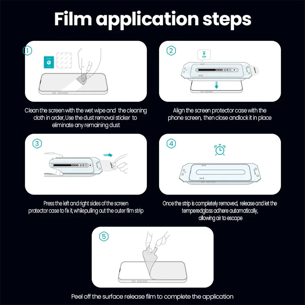 For iPhone 16 Pro /Pro Max Tempered Glass Nillkin Anti Peeping Glass Privacy Protection Screen Protector For iPhone 16 /16 Plus