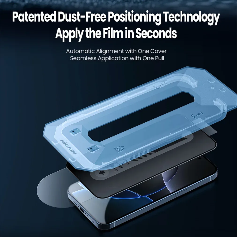 For iPhone 16 Pro /Pro Max Tempered Glass Nillkin Anti Peeping Glass Privacy Protection Screen Protector For iPhone 16 /16 Plus