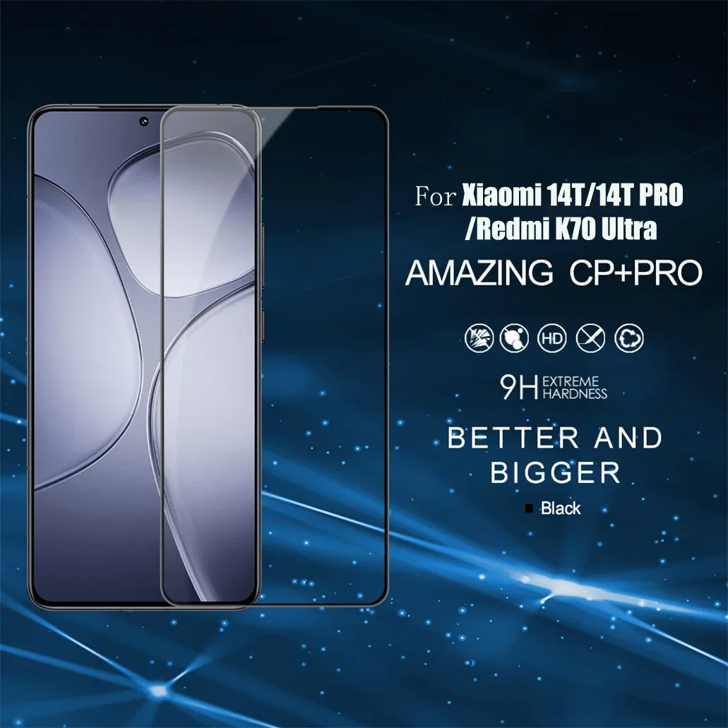 Nillkin For Xiaomi 14T / 14T PRO Tempered Glass Amazing CP+PRO Anti-Explosion Full Glue Fully Screen Protector For Mi 14T PRO