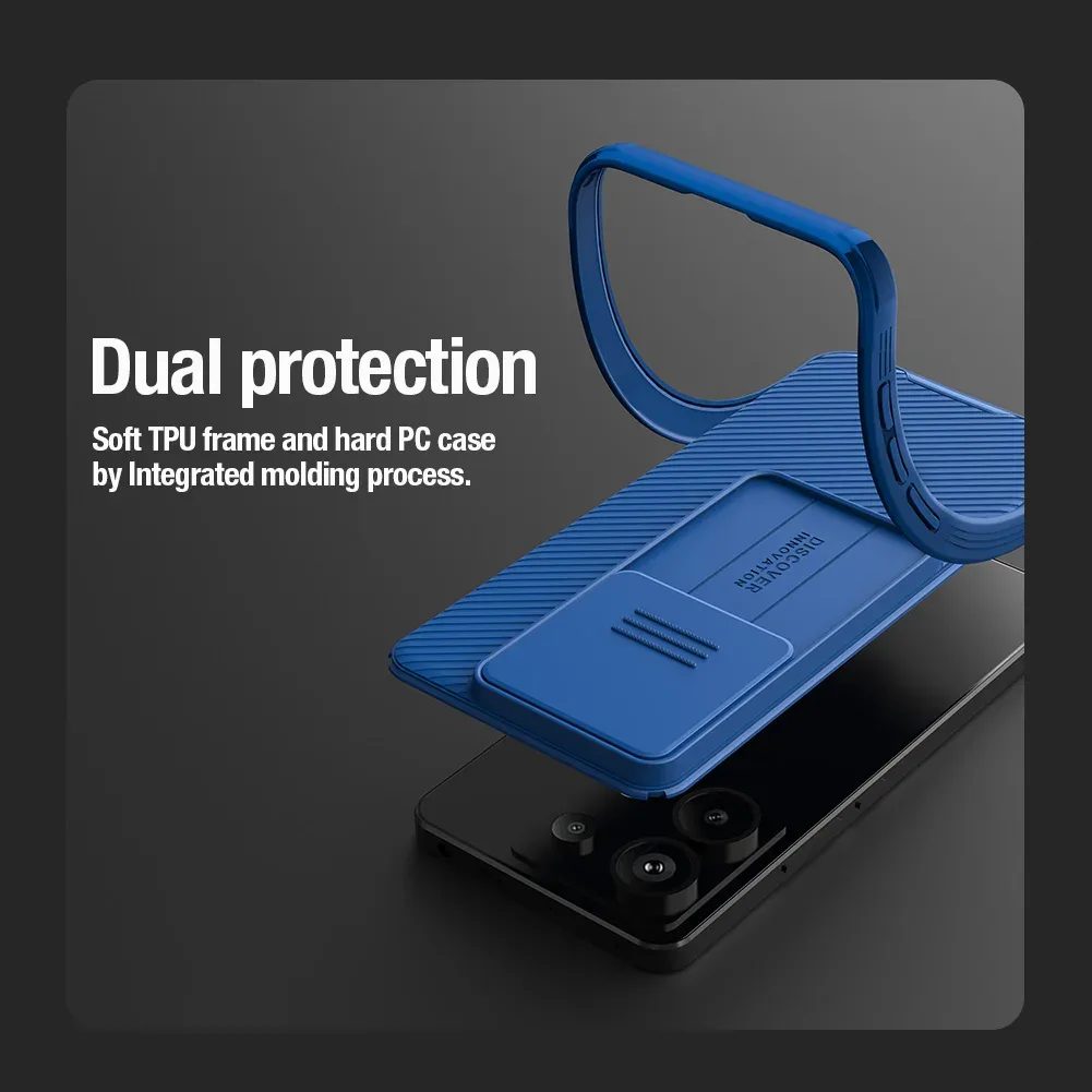 For Xiaomi 14T Pro / 14T 5G Case NILLKIN CamShield Pro Privacy Protection Slide Camera Cover For Mi 14T Pro With Camera Curtain