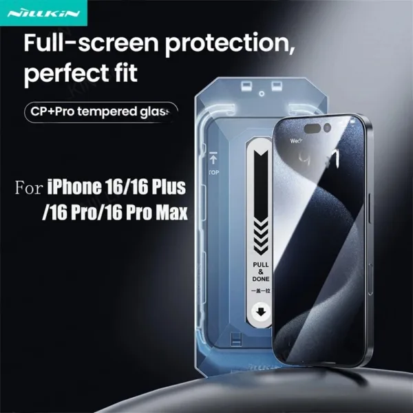 Защитное стекло Nillkin для iPhone 16, iPhone 16 Plus, iPhone 16 Pro, iPhone 16 Pro Max (CP+PRO)