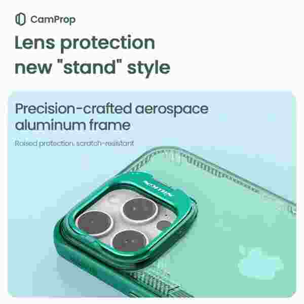 Чехол Nillkin Iceblade Prop для iPhone 16 Pro Max (прозрачная крышка) — изображение 5