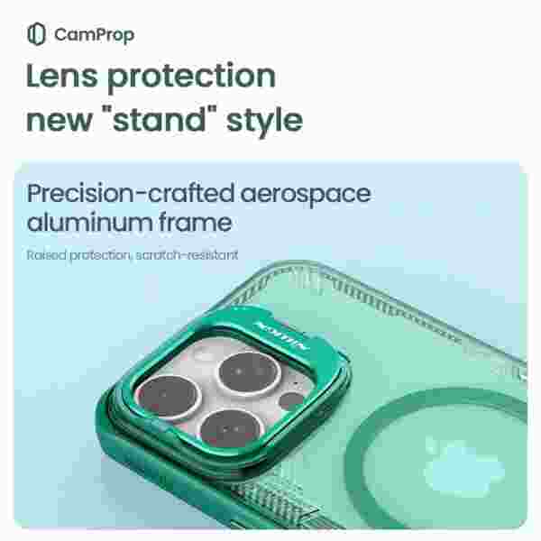 Чехол Nillkin Iceblade Prop для iPhone 16 Pro Max (Magsafe, прозрачная крышка) — изображение 4