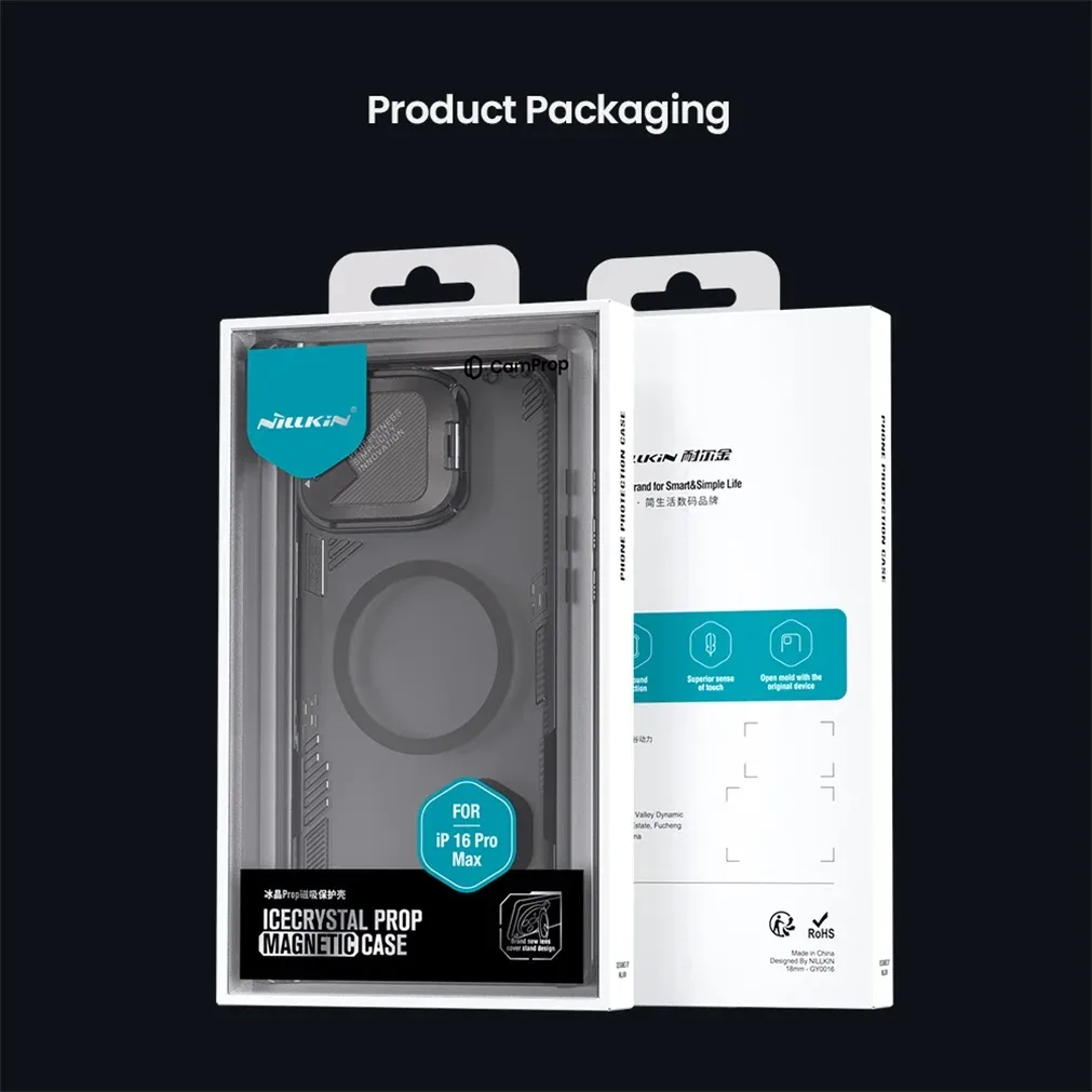 For iPhone 16 Pro /Pro Max Magsafe Case NILLKIN Transparent Case Magnetic Wireless Charging Camera Cover For iPhone 16 /16 Plus