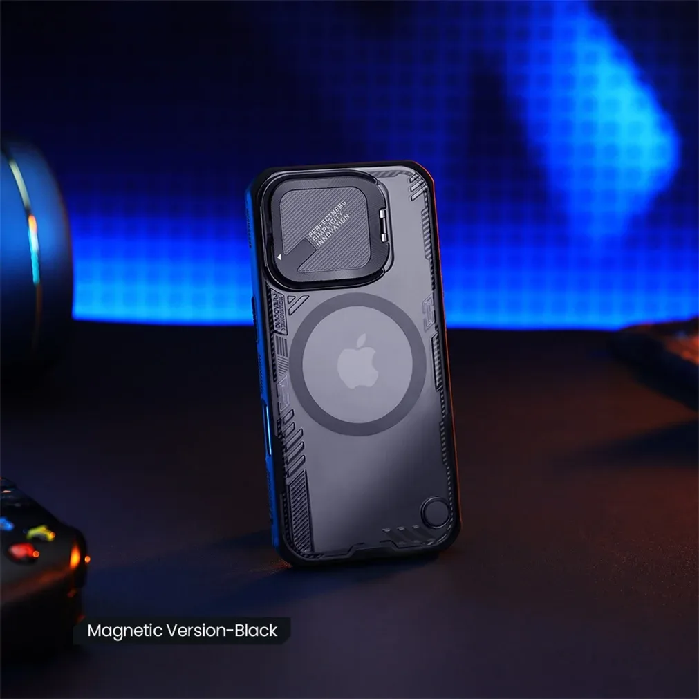 For iPhone 16 Pro /Pro Max Magsafe Case NILLKIN Transparent Case Magnetic Wireless Charging Camera Cover For iPhone 16 /16 Plus