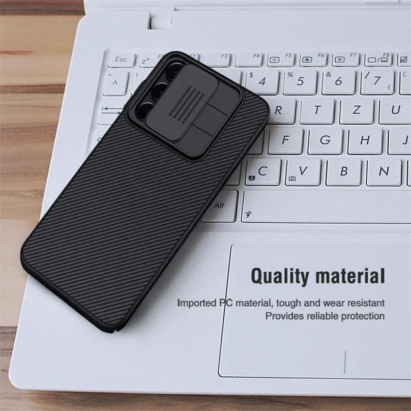 For Samsung Galaxy A16 5G Case NILLKIN CamShield Privacy Protection Shockproof Back Cover For Samsung A16 5G With Camera Curtain