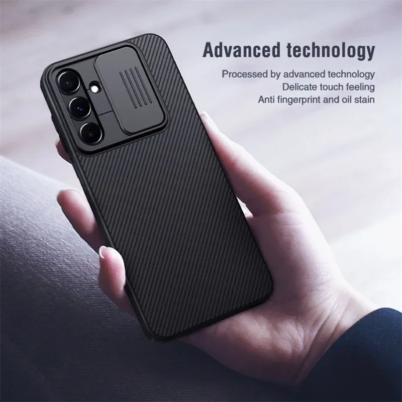 For Samsung Galaxy A16 5G Case NILLKIN CamShield Privacy Protection Shockproof Back Cover For Samsung A16 5G With Camera Curtain