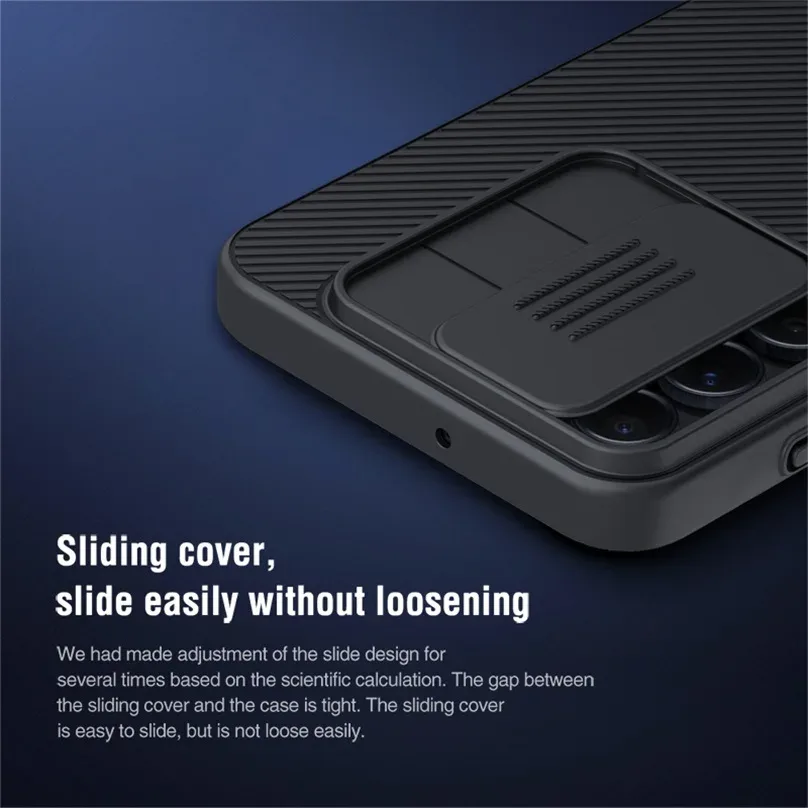 For Samsung Galaxy A16 5G Case NILLKIN CamShield Privacy Protection Shockproof Back Cover For Samsung A16 5G With Camera Curtain