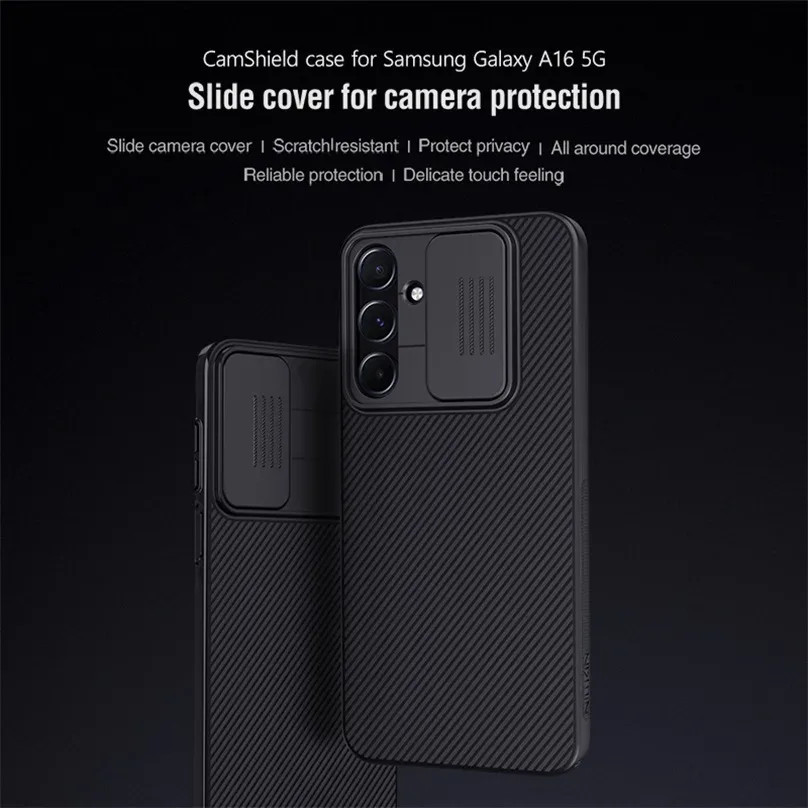 For Samsung Galaxy A16 5G Case NILLKIN CamShield Privacy Protection Shockproof Back Cover For Samsung A16 5G With Camera Curtain