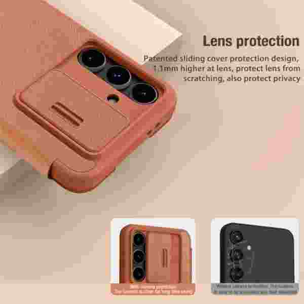 Чехол-книжка Nillkin Qin Pro для Samsung Galaxy S24 FE — изображение 2