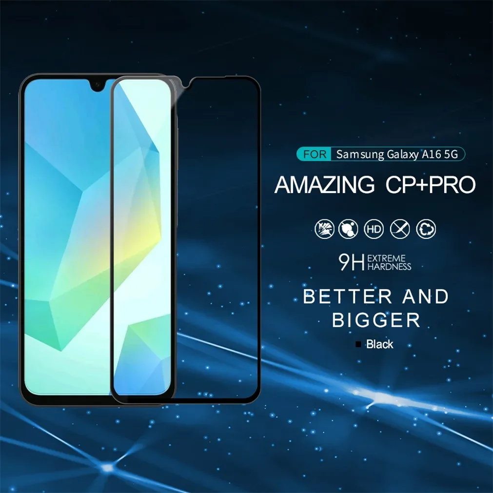 Nillkin For Samsung Galaxy A16 5G Tempered Glass CP+PRO Anti-Explosion 2.5D Full Glue Fully Screen Protector For Samsung A16 5G