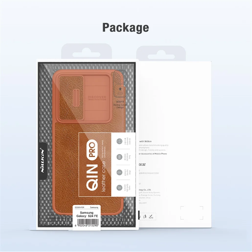 Чехол-книжка Nillkin Qin Pro для Samsung Galaxy S24 FE Чехол-книжка Nillkin Qin Pro для Samsung Galaxy S24 FE