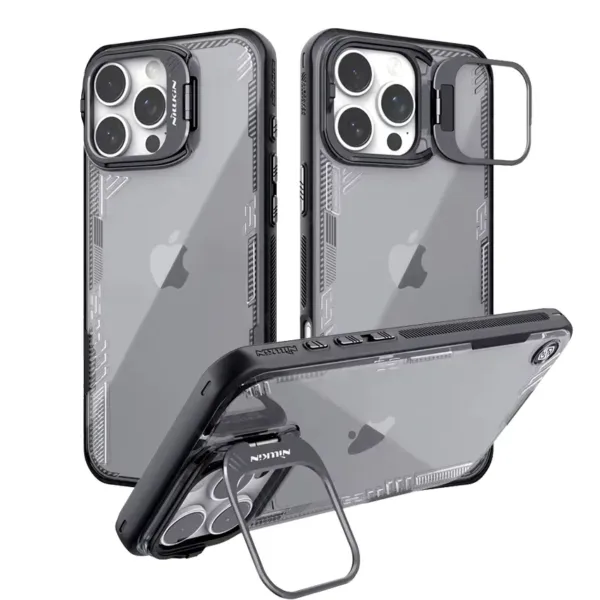 Чехол Nillkin Iceblade Prop для iPhone 16 Pro Max (прозрачная крышка)