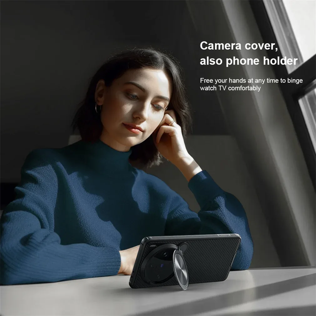 For Vivo X200 Pro MagSafe Case NILLKIN CamShield Prop Magnetic Wireless Charging Camera Holder Cover For Vivo X200 Pro mini