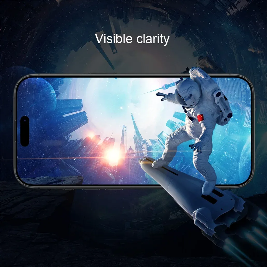 For iPhone 16 Pro Max / 16 Pro Tempered Glass Nillkin 3D CP+Max Anti-Explosion Full Coverage Screen Protector For iPhone 16 Plus