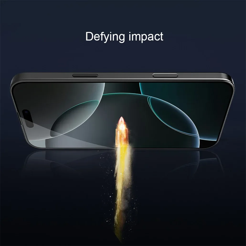 For iPhone 16 Pro Max / 16 Pro Tempered Glass Nillkin 3D CP+Max Anti-Explosion Full Coverage Screen Protector For iPhone 16 Plus